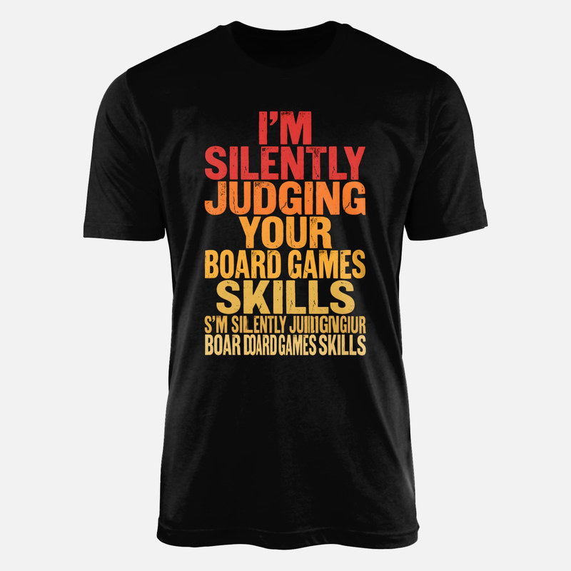 T-shirts: Silently Judging Your Board Games Skills