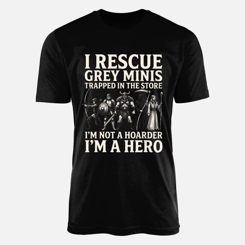 T-shirts: I Rescue Grey Minis Trapped In Store