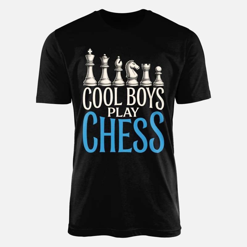 T-shirts: Boys Play Chess Pieces