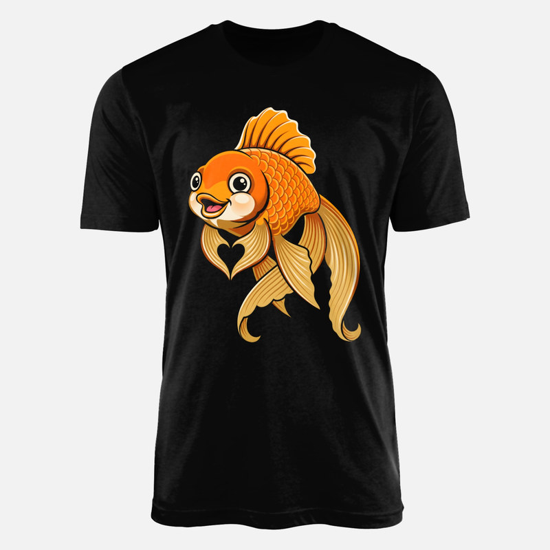 T-shirts: Goldfish Making a Heart