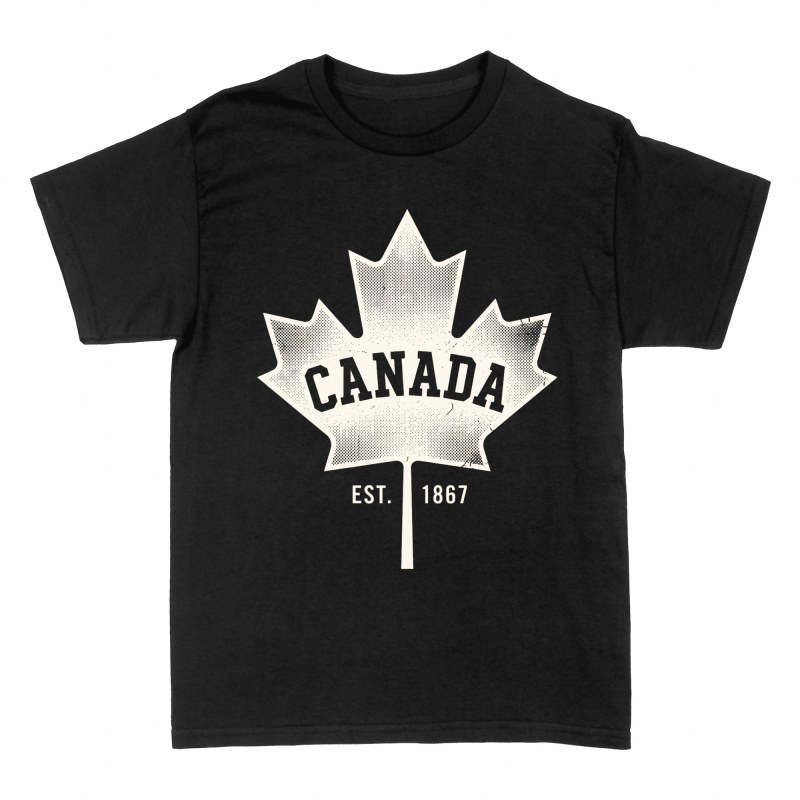 T-shirts: Canada Est. 1867 Maple Leaf