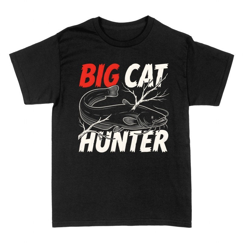 T-shirts: Big Cat Hunter Catfish