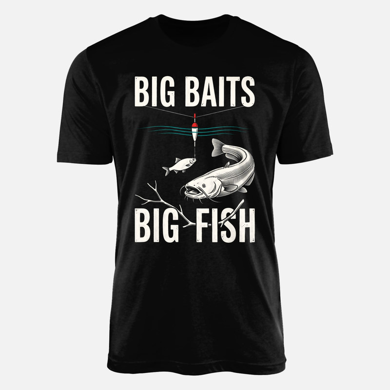 T-shirts: Big Baits Big Fish Catfish