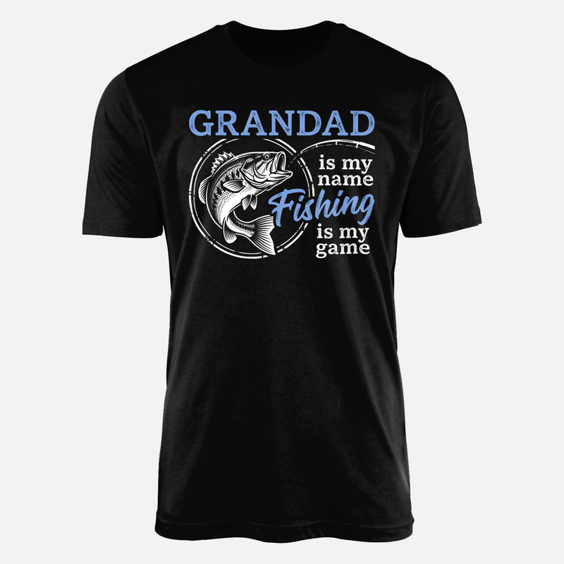 T-shirts: Grandad Fishing Is My Game Vintage Bass