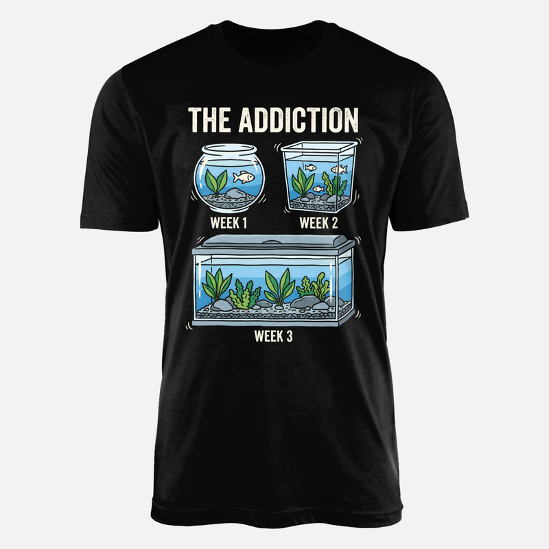 T-shirts: The Addiction Aquarium Progression