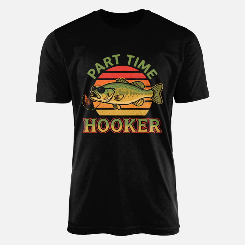 T-shirts: Part Time Hooker Retro Bass