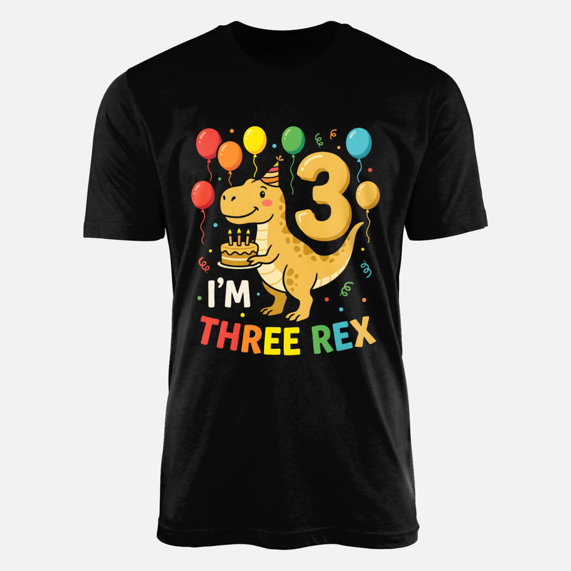T-shirts: Three Rex 3rd Birthday Dinosaur