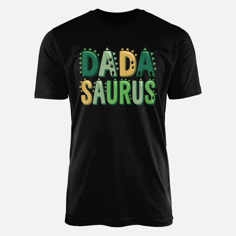 T-shirts: Dada Saurus Dinosaur Typography