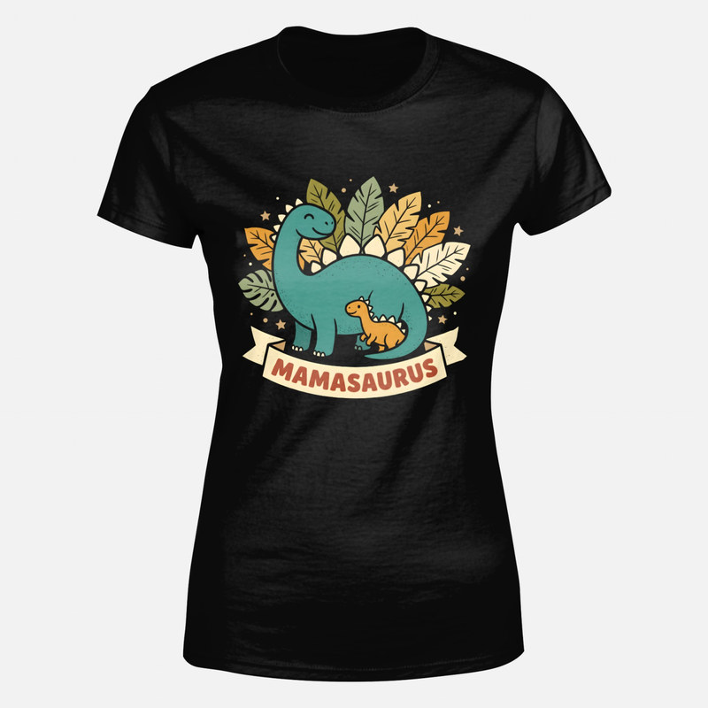 T-shirts: Mamasaurus Mother and Baby Dinosaurs