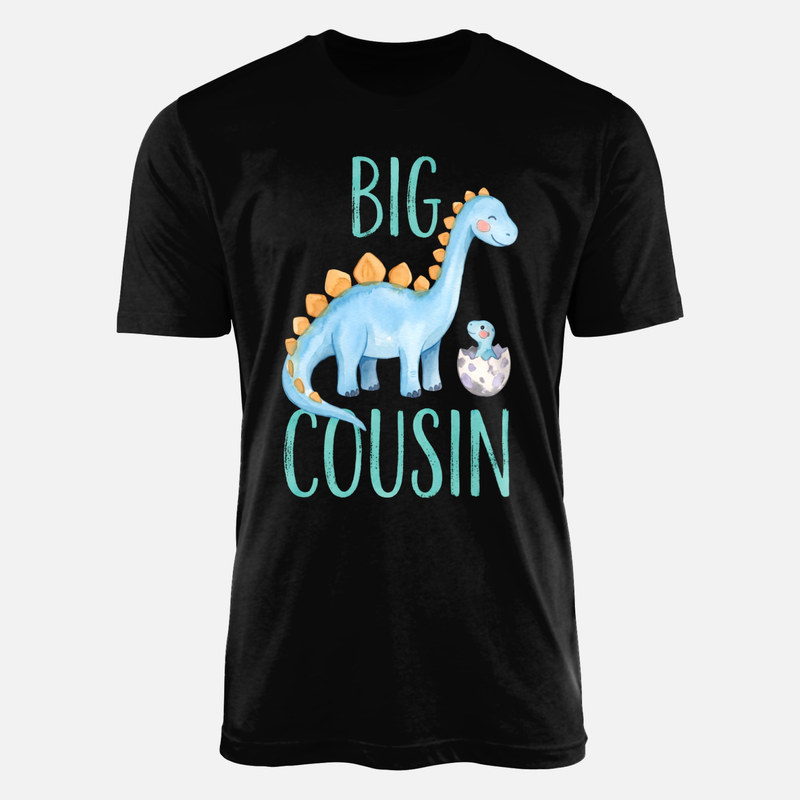T-shirts: Big Cousin Watercolor Dinosaur