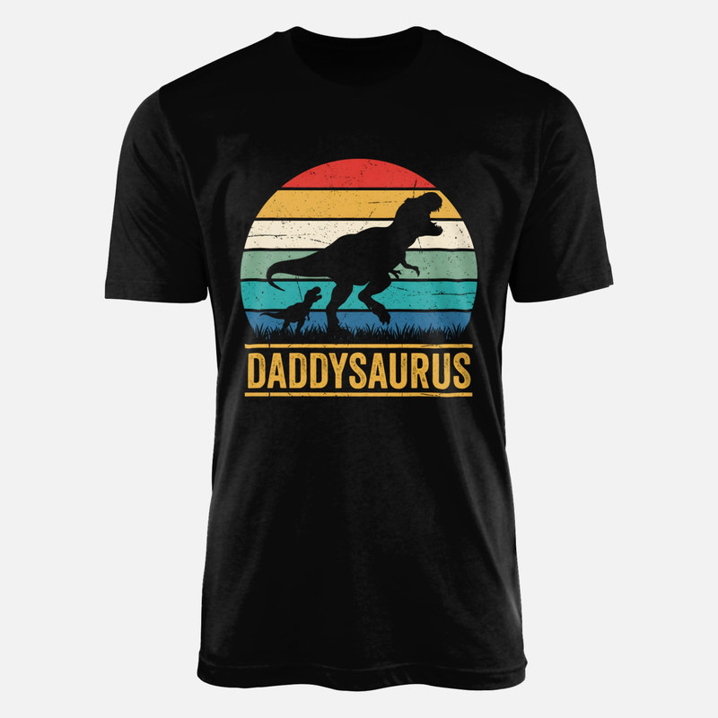 T-shirts: Daddysaurus Vintage Sunset