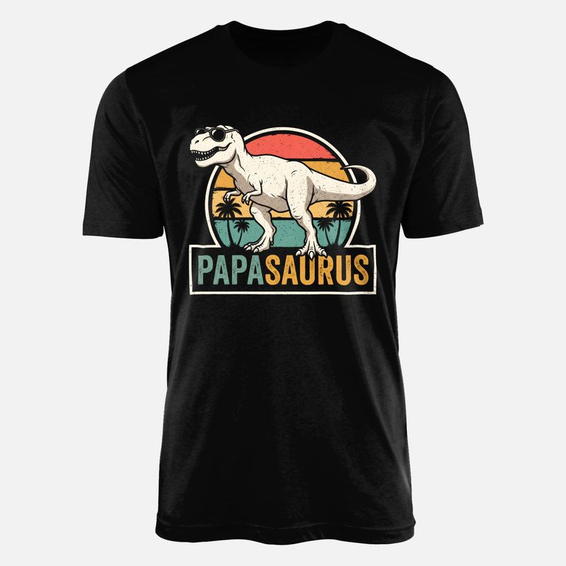 T-shirts: Retro Papasaurus Dinosaur