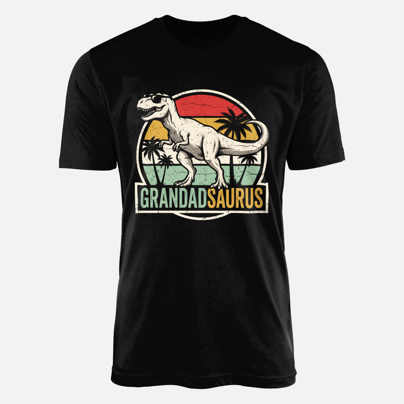 T-shirts: Grandadsaurus Retro Sunset