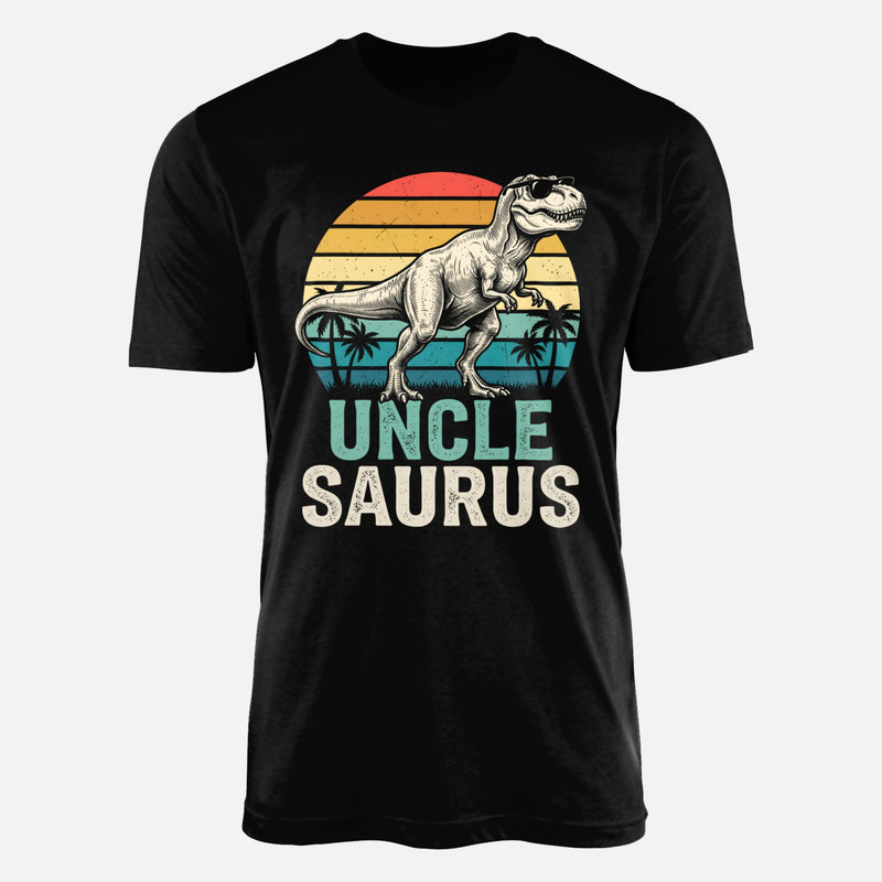 T-shirts: Uncle Saurus Retro T-Rex
