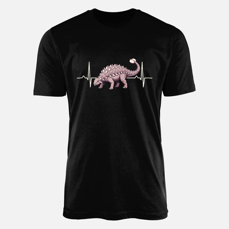 T-shirts: Ankylosaurus Heartbeat Line