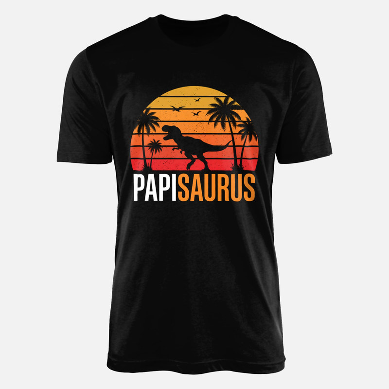 T-shirts: Retro Sunset Papisaurus T-Rex