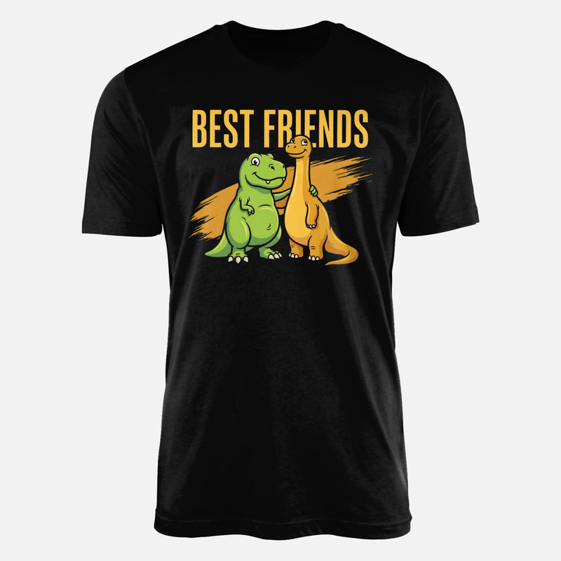 T-shirts: Best Friends Hugging Dinosaurs