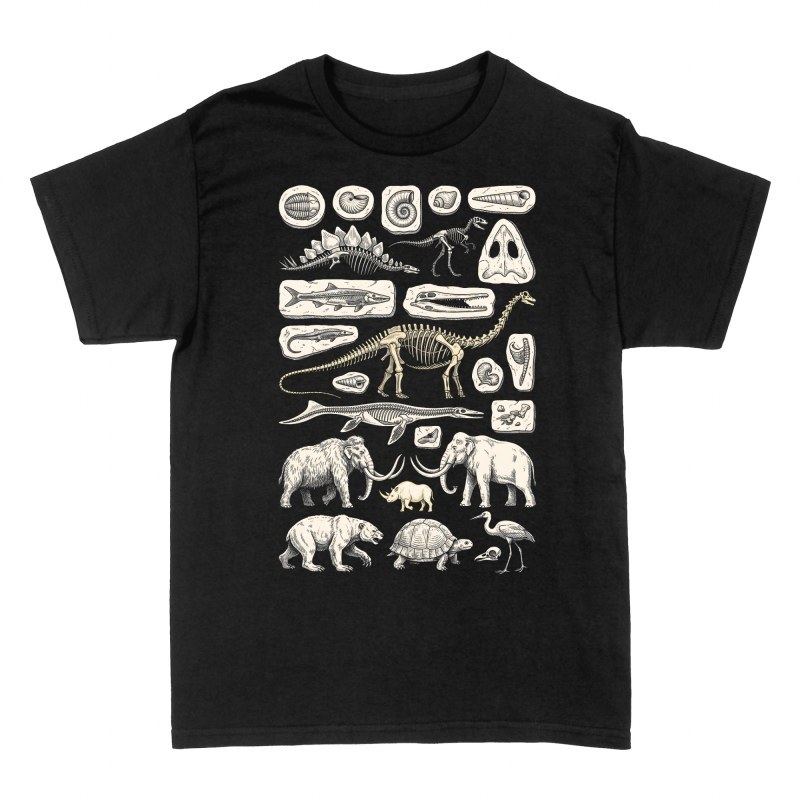 T-shirts: Fossil Collection &amp; Prehistoric Skeletons