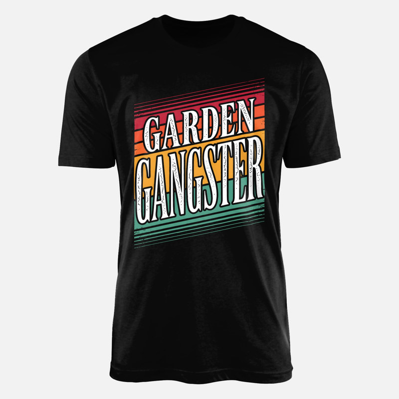 T-shirts: Garden Gangster Retro Stripes