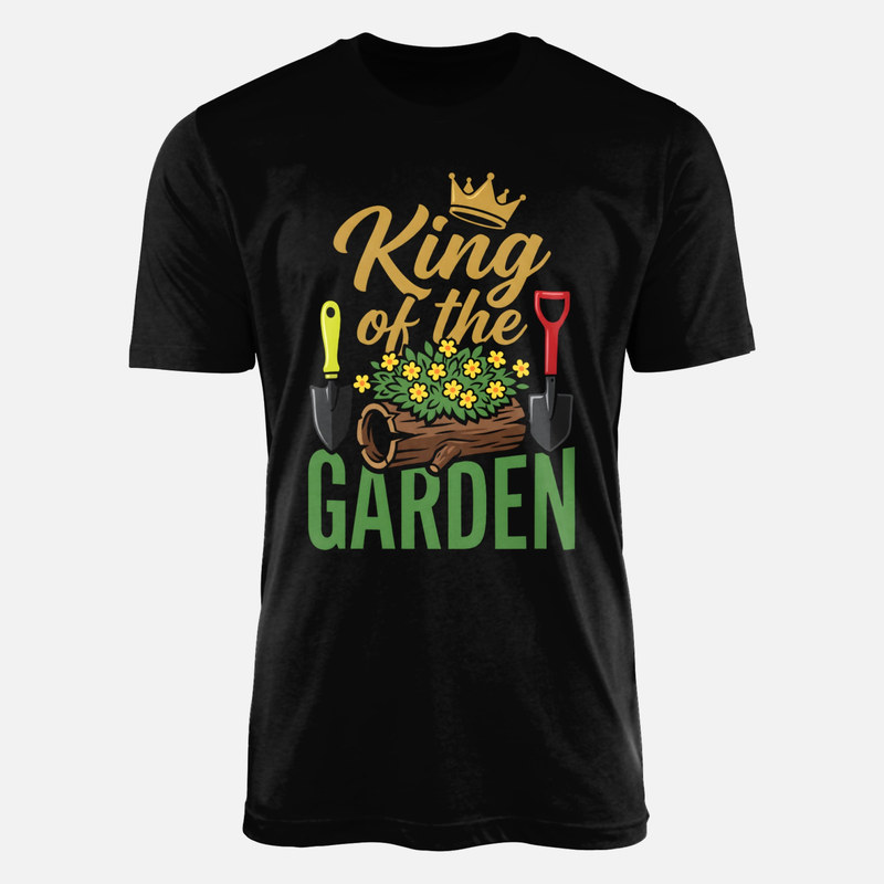 T-shirts: King of the Garden Crown & Shovels