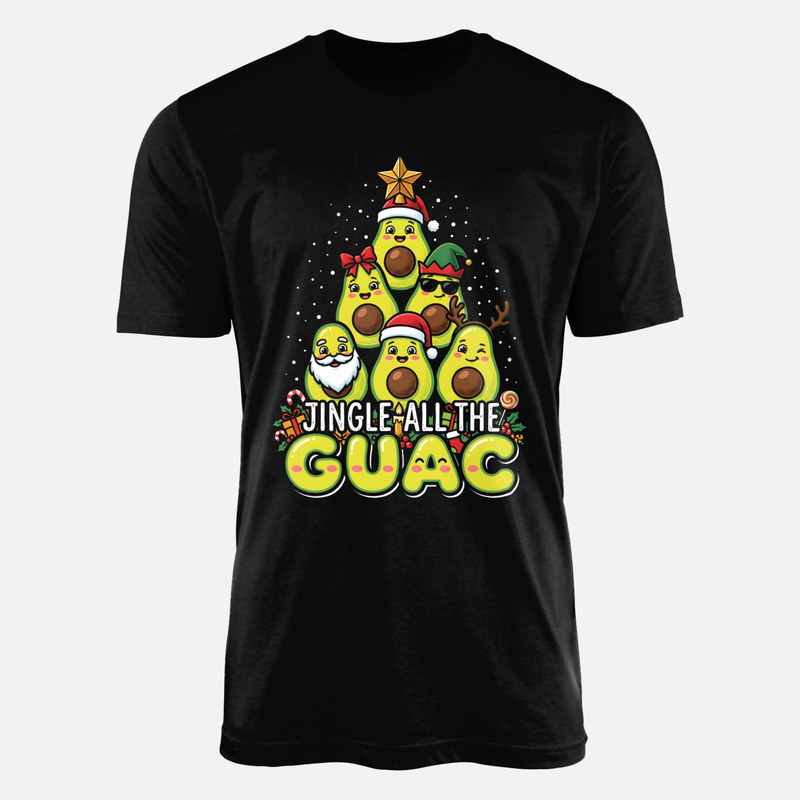 T-shirts: Jingle All The Guac Avocado Christmas Tree