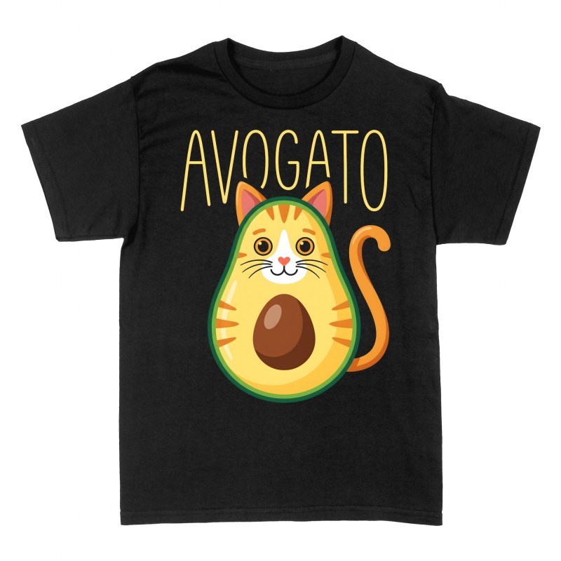 T-shirts: Avogato Cute Avocado Cat