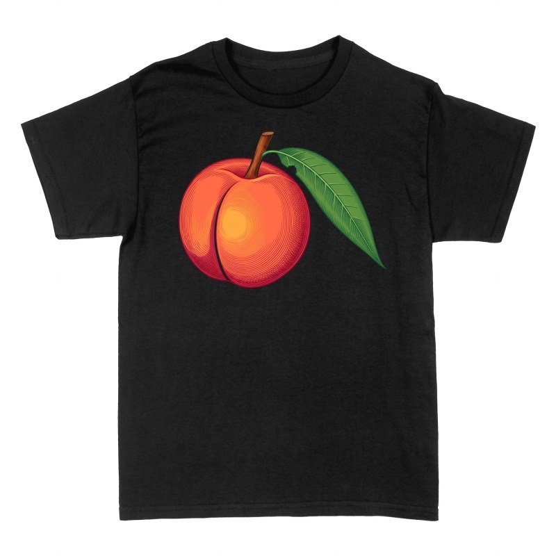 T-shirts: Vintage Botanical Peach