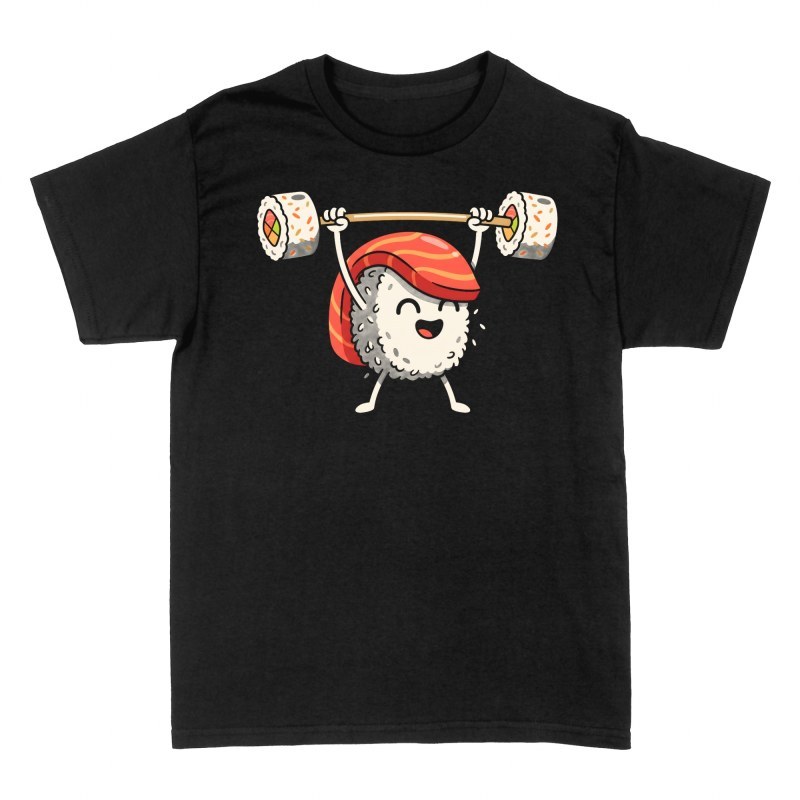 T-shirts: Kawaii Weightlifting Sushi Nigiri