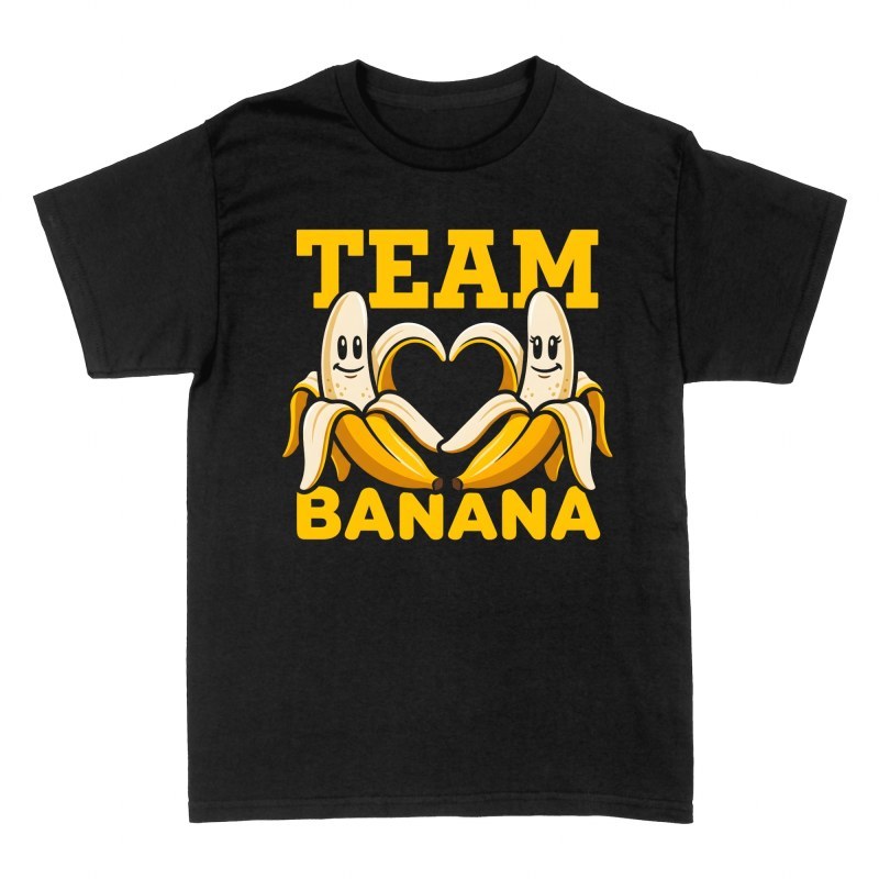T-shirts: Team Banana Heart Couple