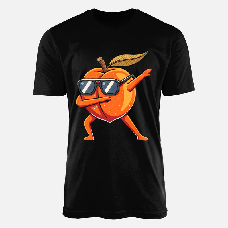 T-shirts: Dabbing Peach with Sunglasses
