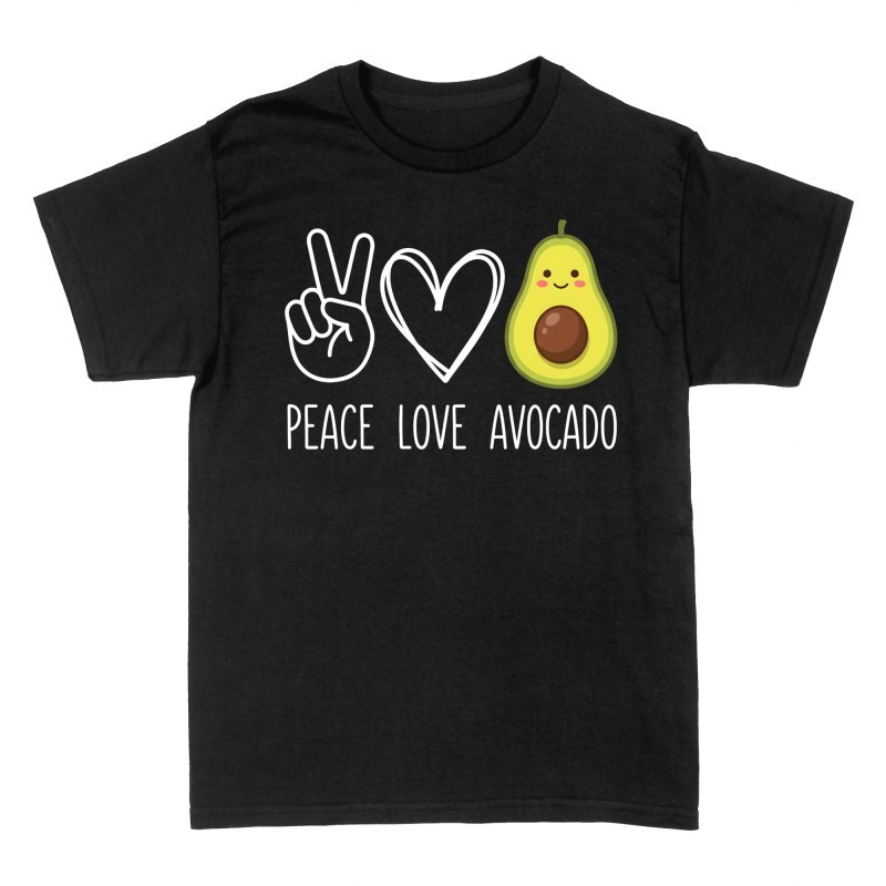T-shirts: Peace Love Avocado
