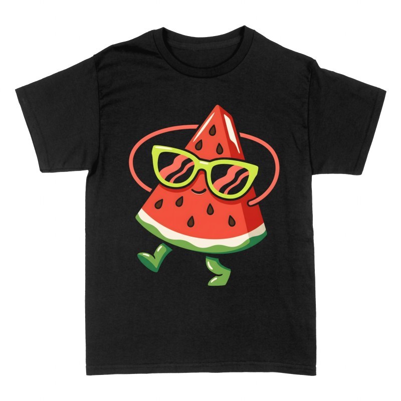 T-shirts: Watermelon with Sunglasses