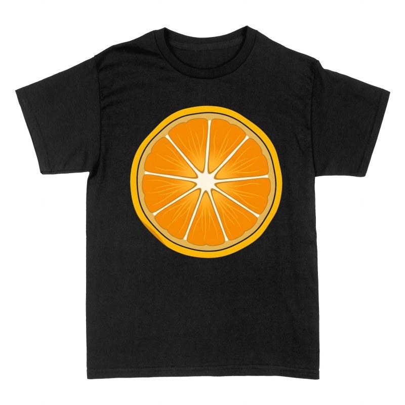 T-shirts: Orange Slice Citrus Fruit