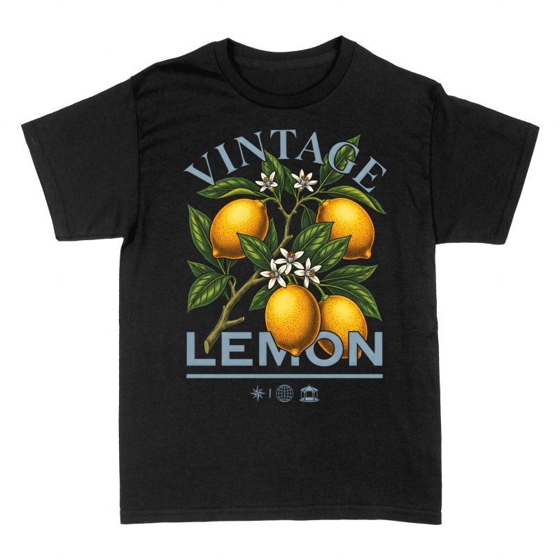 T-shirts: Vintage Lemon