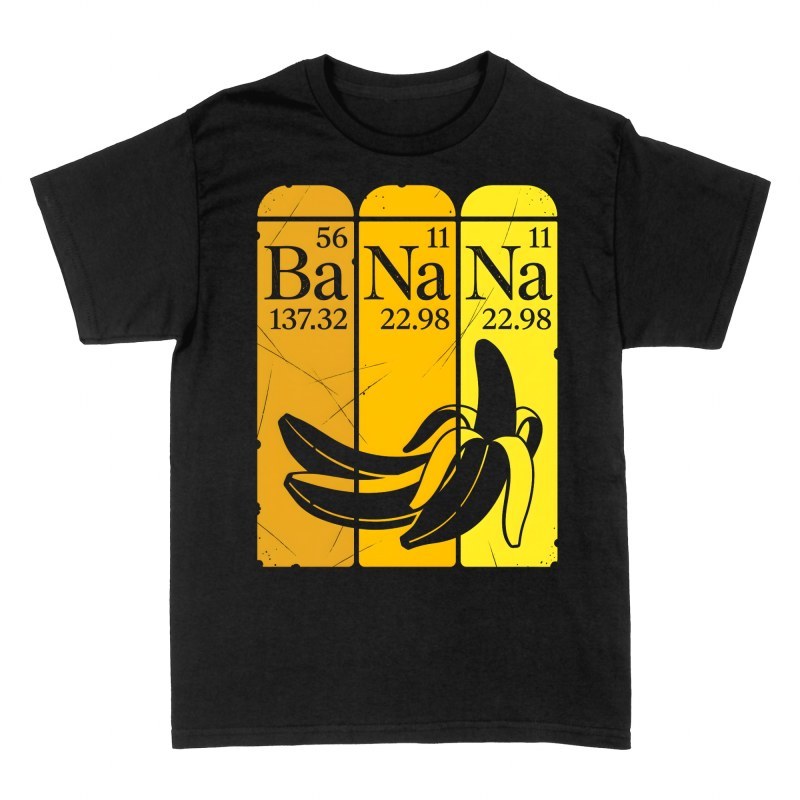 T-shirts: Periodic Table Banana Science