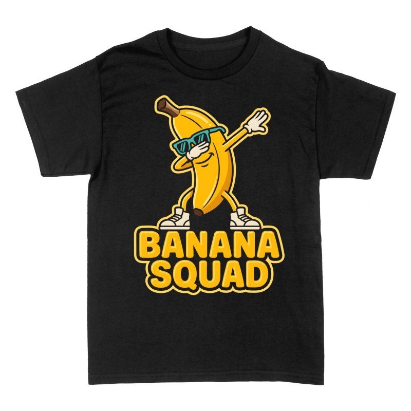 T-shirts: Banana Squad Dabbing Fruit