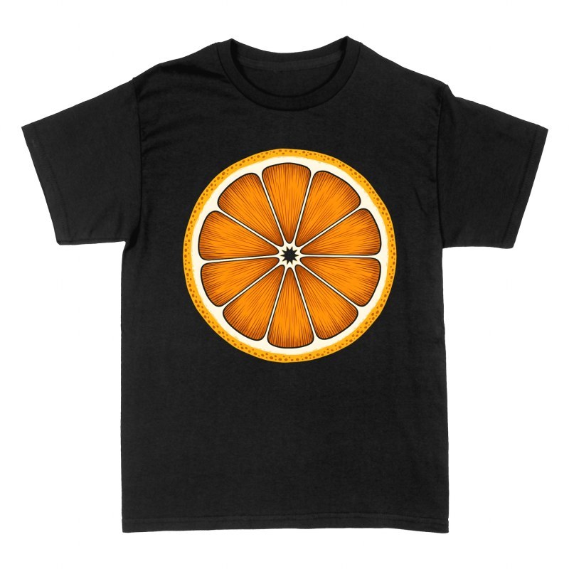 T-shirts: Citrus Orange Slice