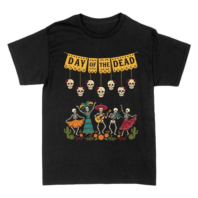 T-shirts: Day of the Dead Skeletons & Sugar Skulls