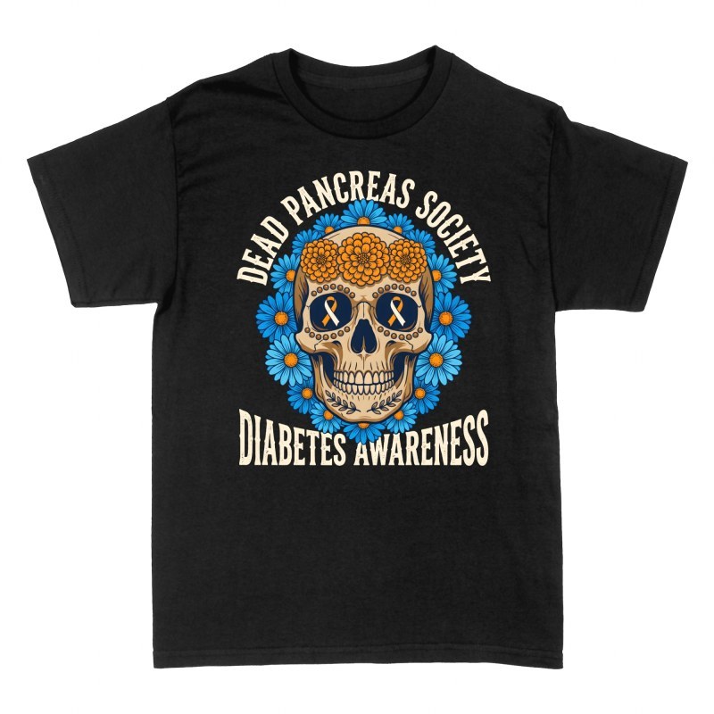 T-shirts: Dead Pancreas Society Sugar Skull