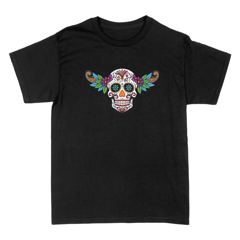 T-shirts: Winged Sugar Skull