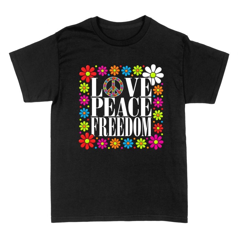 T-shirts: Love Peace Freedom Peace Sign