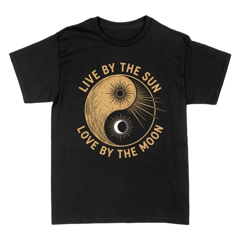 T-shirts: Live by the Sun Love by the Moon Yin Yang