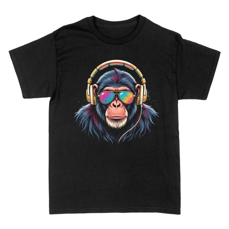 T-shirts: Chimp with Headphones & Sunglasses