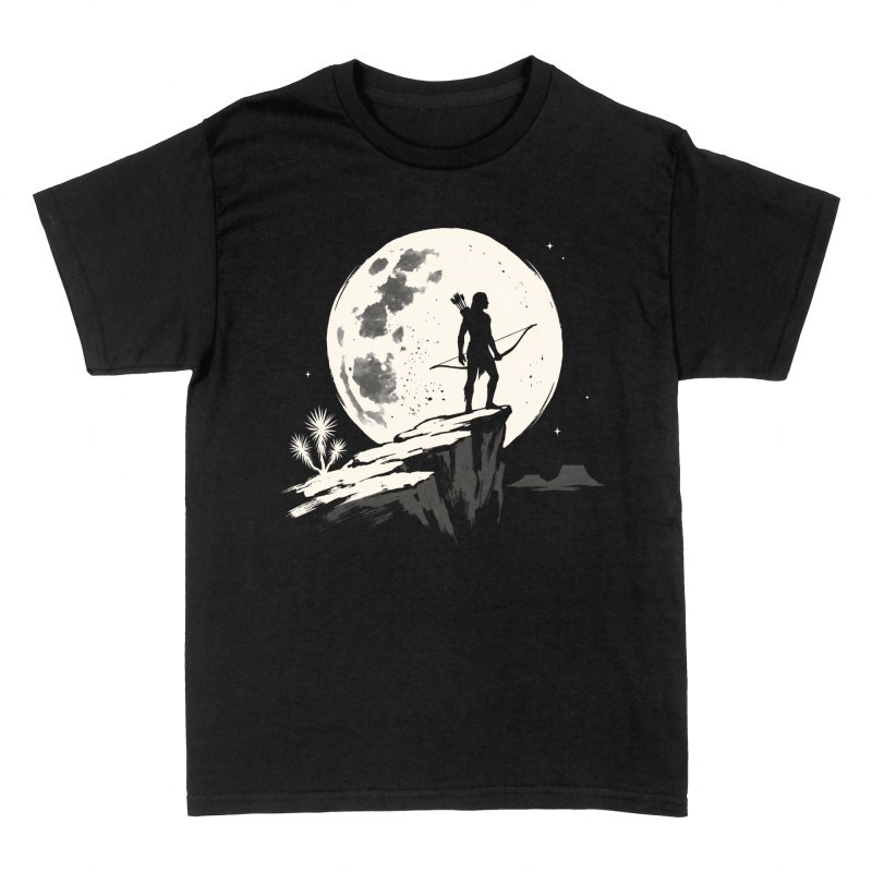 T-shirts: Native Archer and Full Moon
