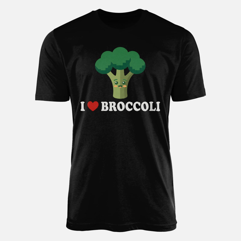 T-shirts: I Love Broccoli Kawaii