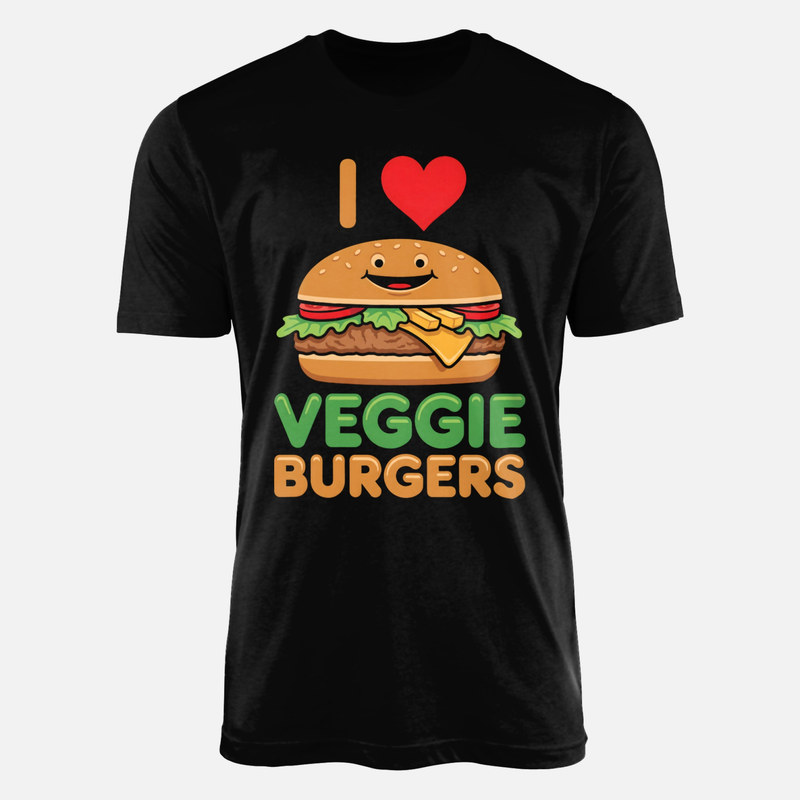T-shirts: I Heart Veggie Burgers