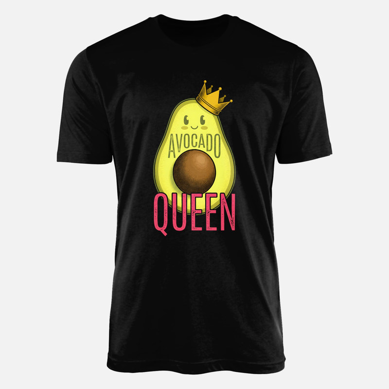 T-shirts: Avocado Queen Crown