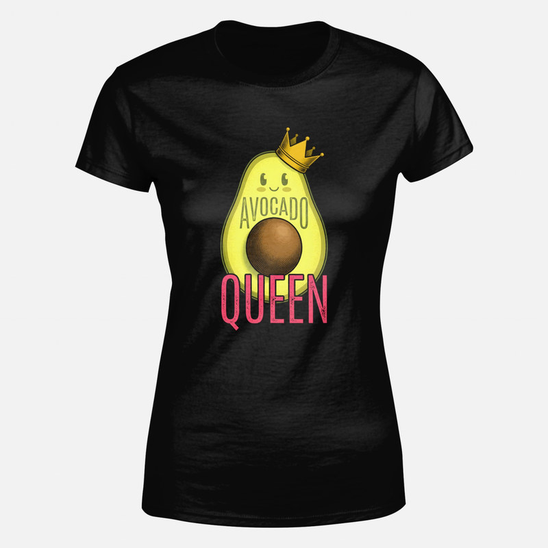 T-shirts: Avocado Queen Crown