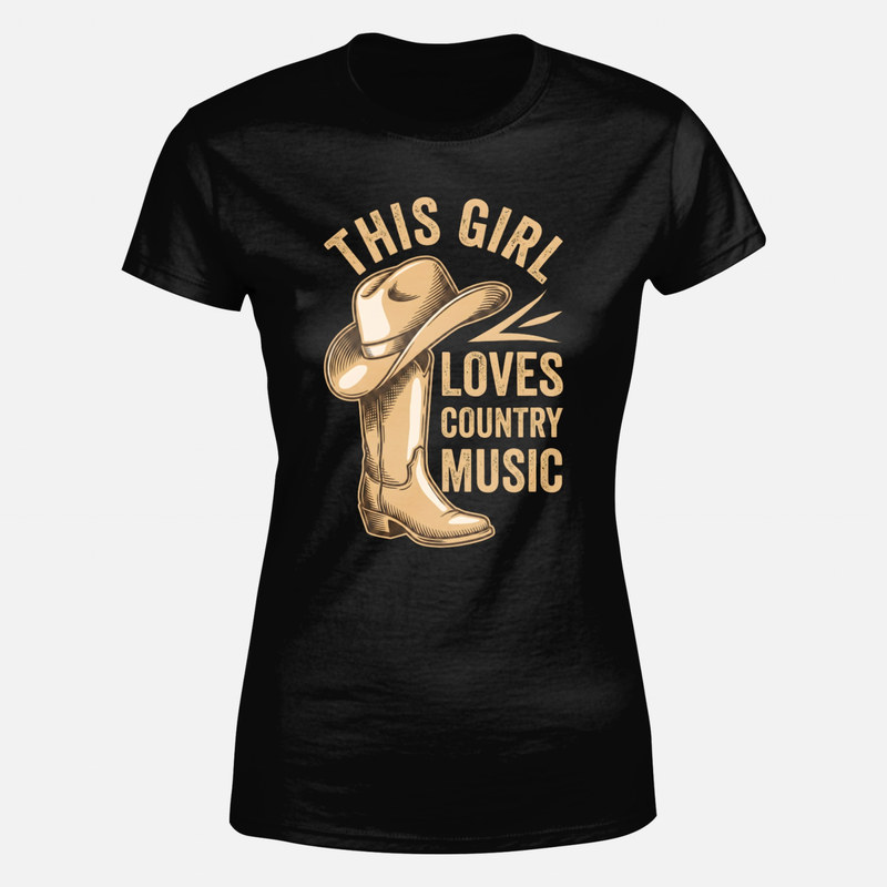 T-shirts: This Girl Loves Country Music