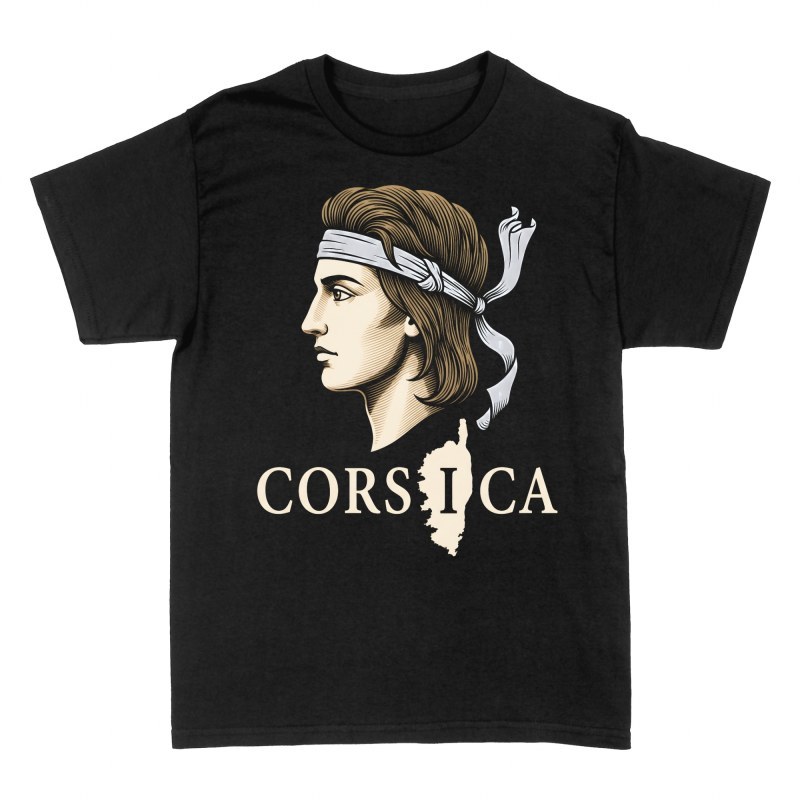 T-shirts: Corsica Moor Head Map